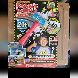 Kids toys Ryan's World. Smash the crate. For kids!. Great activity NEW